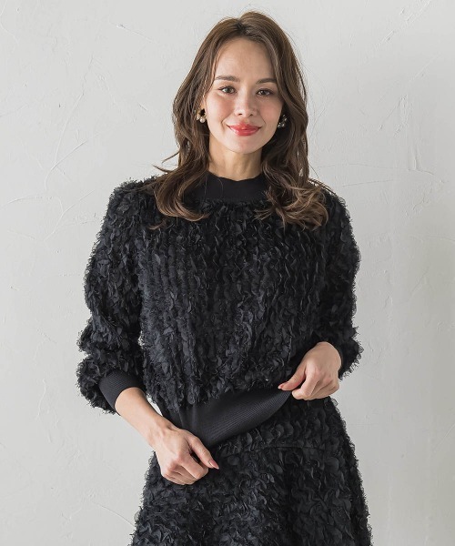 Viaggio Blu（ビアッジョブルー）の「FAIRY AIRYブラウス（シャツ/ブラウス・レディース・ホワイト/ブラック・S/M）」の2枚目の写真