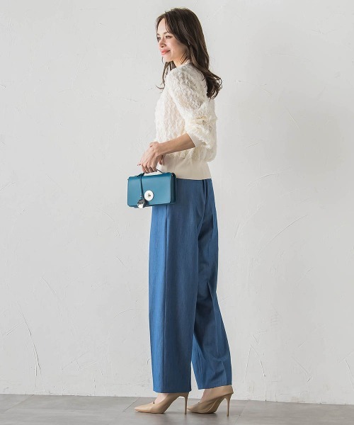 Viaggio Blu（ビアッジョブルー）の「FAIRY AIRYブラウス（シャツ/ブラウス・レディース・ホワイト/ブラック・S/M）」の9枚目の写真