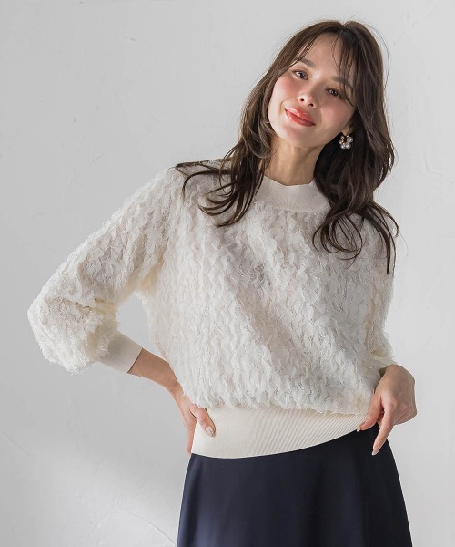 Viaggio Blu（ビアッジョブルー）の「FAIRY AIRYブラウス（シャツ/ブラウス・レディース・ホワイト/ブラック・S/M）」の17枚目の写真