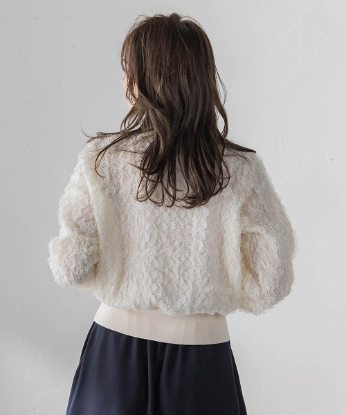 Viaggio Blu（ビアッジョブルー）の「FAIRY AIRYブラウス（シャツ/ブラウス・レディース・ホワイト/ブラック・S/M）」の20枚目の写真