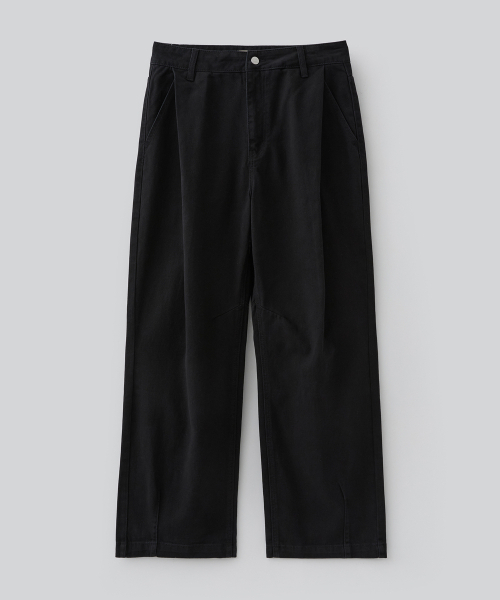 FABREGAT(ファブレガ)の「バーティカルワンタックチノパンツ(ブラック)(その他パンツ・レディース・その他・1/2/4/3)」の1枚目の写真
