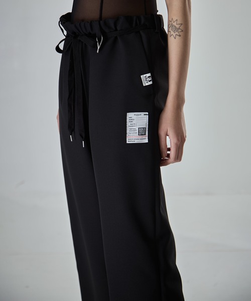 Maison MIHARA YASUHIRO(メゾンミハラヤスヒロ)の「【MIHARA YASUHIRO/ミハラヤスヒロ】WOOLY TEXTURE EASY TROUSERS/ウーリーテクスチャーイージートラウザー(スラックス・レディース・ベージュ/ブラック・36/38)」の13枚目の写真