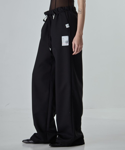 Maison MIHARA YASUHIRO(メゾンミハラヤスヒロ)の「【MIHARA YASUHIRO/ミハラヤスヒロ】WOOLY TEXTURE EASY TROUSERS/ウーリーテクスチャーイージートラウザー(スラックス・レディース・ベージュ/ブラック・36/38)」の9枚目の写真