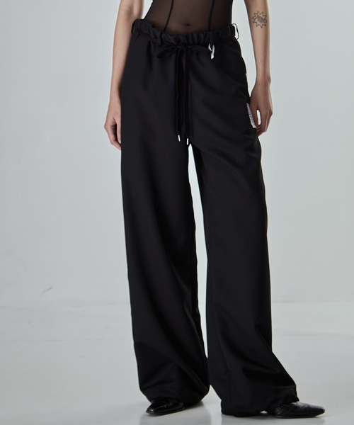Maison MIHARA YASUHIRO(メゾンミハラヤスヒロ)の「【MIHARA YASUHIRO/ミハラヤスヒロ】WOOLY TEXTURE EASY TROUSERS/ウーリーテクスチャーイージートラウザー(スラックス・レディース・ベージュ/ブラック・36/38)」の8枚目の写真