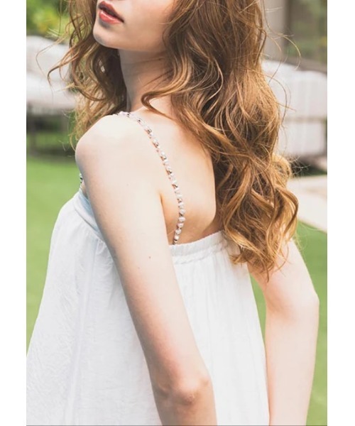 LUDICRUM(ルーディクルム)の「Multi strap camisole dress(キャミソール・レディース・ブラック/オフホワイト・FREE)」の5枚目の写真