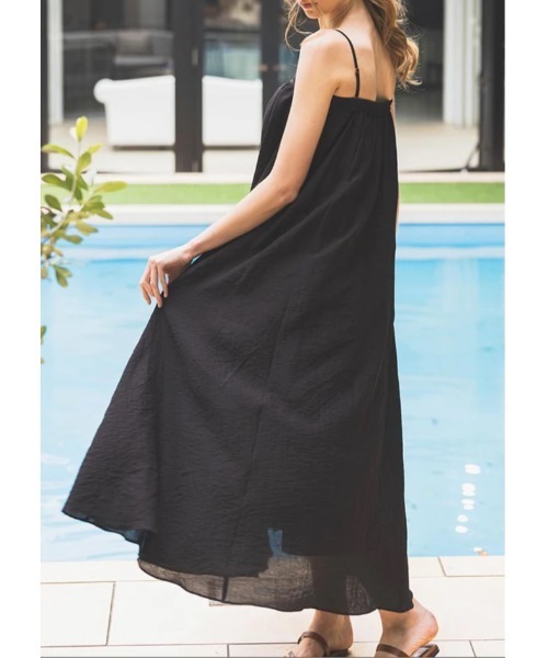LUDICRUM(ルーディクルム)の「Multi strap camisole dress(キャミソール・レディース・ブラック/オフホワイト・FREE)」の11枚目の写真