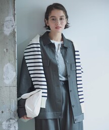 COMME CA ISM（コムサイズム）の「デニムライクＧジャン/セットアップ対応（ブルゾン）」