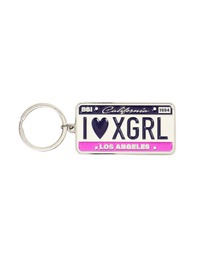 X-girl | PLATE LOGO KEY CHARM(キーホルダー)