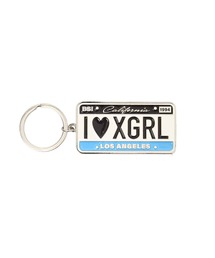 X-girl | PLATE LOGO KEY CHARM(キーホルダー)