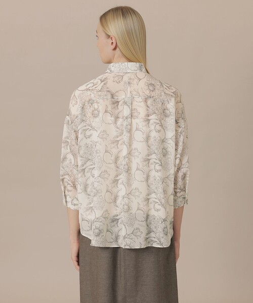 MACKINTOSH LONDON（マッキントッシュ ロンドン）の「【BIBURY FLOWER】エッチングバイブリーブラウス（シャツ/ブラウス・レディース・ホワイト系その他・38）」の5枚目の写真