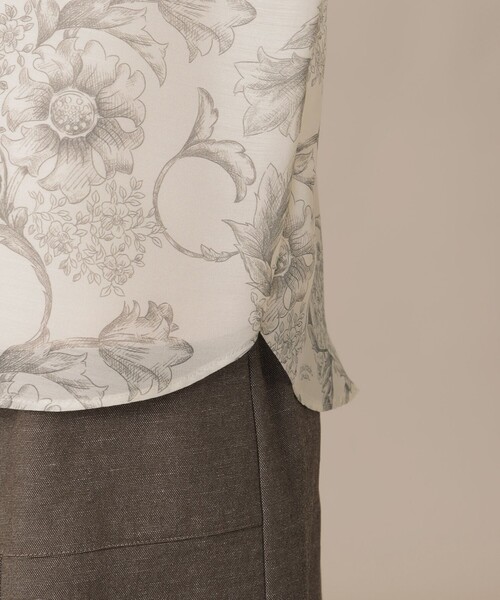 MACKINTOSH LONDON（マッキントッシュ ロンドン）の「【BIBURY FLOWER】エッチングバイブリーブラウス（シャツ/ブラウス・レディース・ホワイト系その他・38）」の7枚目の写真