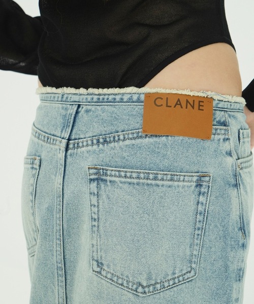 CENTER SLIT DENIM SKIRT（デニムスカート）｜CLANE（クラネ）の