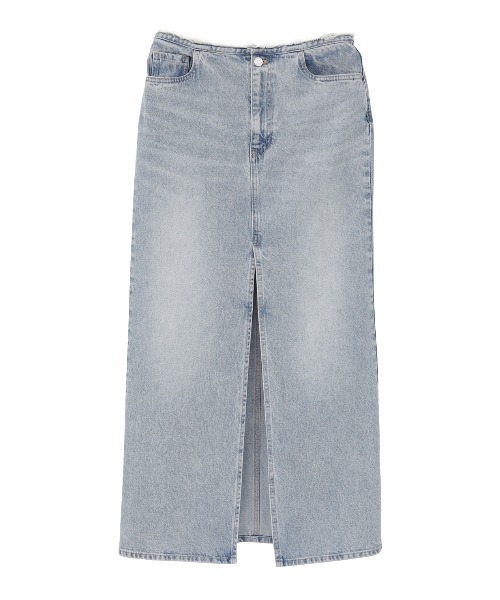 CLANE デニムスカート CENTER SLIT DENIM SKIRT（デニムスカート）｜CLANE（クラネ）の