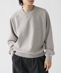 Adoon plain（アドーンプレーン）の「V1-Gusset Raglan Sweet / Vガゼットラグラン裏毛スウェット（スウェット）」
