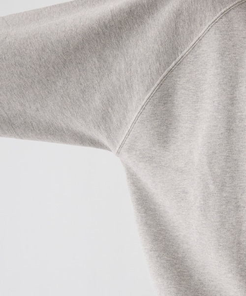 Adoon plain(アドーンプレーン)の「V1-Gusset Raglan Sweet / Vガゼットラグラン裏毛スウェット(スウェット・メンズ・ブラウン/ライトグレー/ネイビー・LARGE/MEDIUM)」の10枚目の写真