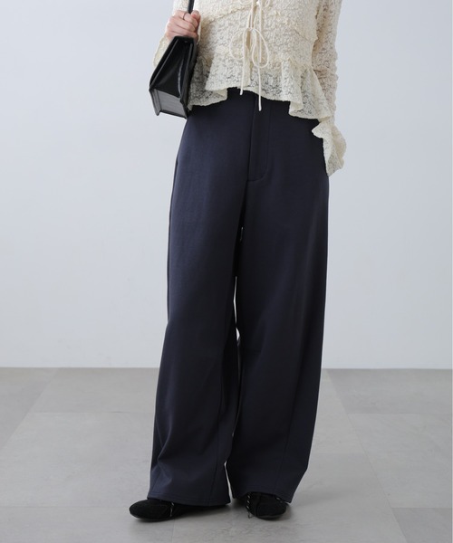 FREE'S MART（フリーズマート）の「◆【はかな企画】ウエストアジャストカーブパンツ〈ＭＦＭ〉（その他パンツ・レディース・ホワイト系その他/ネイビー・MEDIUM/SMALL/X-SMALL）」の4枚目の写真