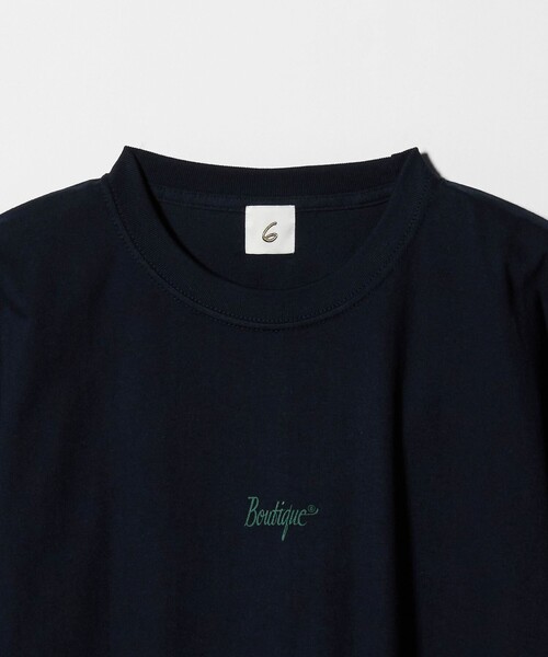 6（ロク）の「＜6(ROKU)＞Boutique Tシャツ（Tシャツ/カットソー・レディース・ホワイト/ネイビー・M/L/S）」の4枚目の写真