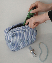 SLOBE IENA（スローブイエナ）の「Margaux Dereume × SLOBE キルティングポーチ（ポーチ）」