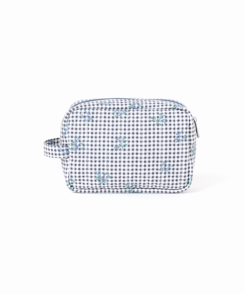 SLOBE IENA（スローブイエナ）の「Margaux Dereume × SLOBE キルティングポーチ（ポーチ・レディース・スカイブルー/ブラック・FREE）」の13枚目の写真