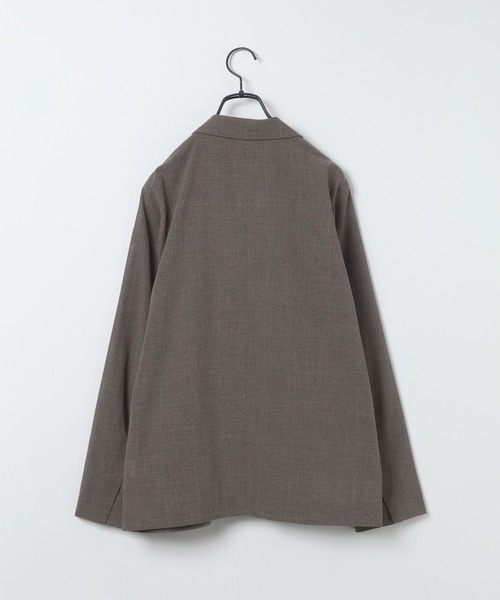 JEANASIS(ジーナシス)の「cozyテーラードWジャケット/647676(テーラードジャケット・レディース・ブラウン系その他/グレー系その他・FREE)」の3枚目の写真