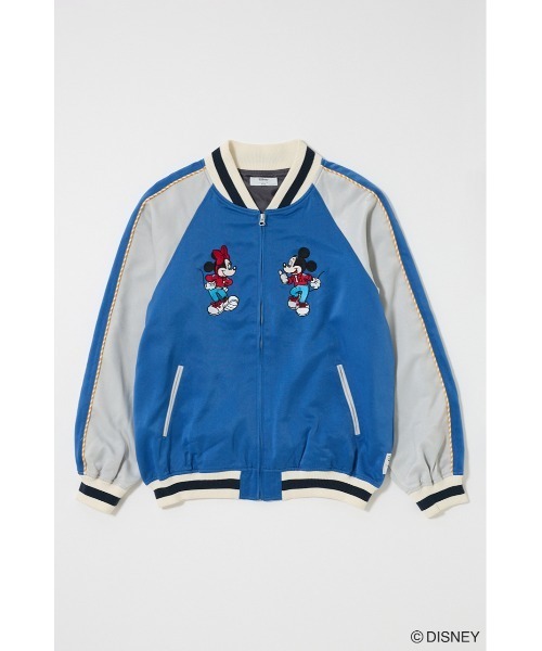 Disney SERIES CREATED by MUS(ディズニーシリーズクリエイテッドバイエムユーエス)の「MD MM MATCHING OUTFITS ジャケット(スカジャン・レディース・ブルー/ピンク・FREE)」の8枚目の写真