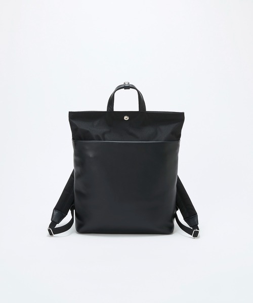 Breath TOPKAPI（ブレストプカピ）の「【Breath TOPKAPI】LINEA リネア レザーコンビ リュック バックパック　A4 / 軽量（バックパック/リュック・レディース・ブラウン/ブラック・FREE）」の5枚目の写真