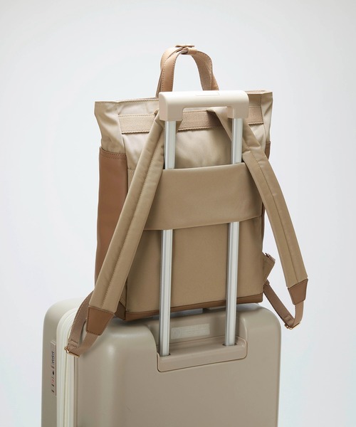 Breath TOPKAPI（ブレストプカピ）の「【Breath TOPKAPI】LINEA リネア レザーコンビ リュック バックパック　A4 / 軽量（バックパック/リュック・レディース・ブラウン/ブラック・FREE）」の17枚目の写真