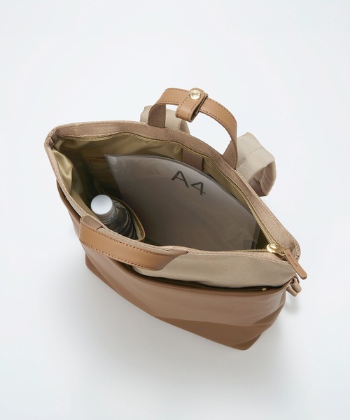Breath TOPKAPI（ブレストプカピ）の「【Breath TOPKAPI】LINEA リネア レザーコンビ リュック バックパック　A4 / 軽量（バックパック/リュック・レディース・ブラウン/ブラック・FREE）」の19枚目の写真