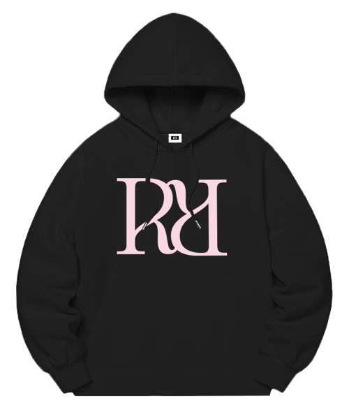 RANDOMOFF(ランダムオフ)の「R:SIGNET BOLD OVER FIT HOODIE (3color)(パーカー・レディース・チャコールグレー/ホワイト/ブラック・LARGE/MEDIUM/X-LARGE/SMALL)」の4枚目の写真