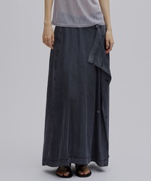 Ameri（アメリ）の「TENCEL DENIM WRAP LIKE SKIRT（デニムスカート）」