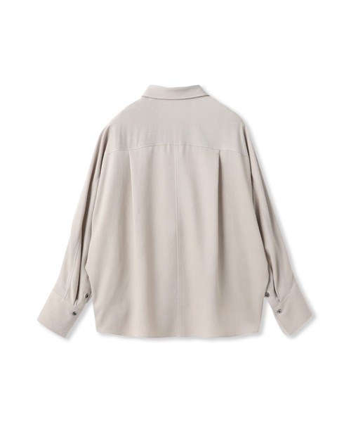LAUTREAMONT(ロートレアモン)の「Beauty Denimブラウス≪洗濯機で洗える≫(シャツ/ブラウス・レディース・ベージュ/ネイビー・9号)」の4枚目の写真