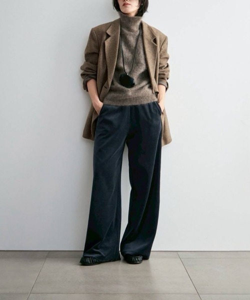 anuke（アンヌーク）の「anuke　Sleeveless Mohair Knit スリーブレスモヘアニット/62620520（ベスト・レディース・チャコールグレー/ブラウン・ONE SIZE）」の18枚目の写真