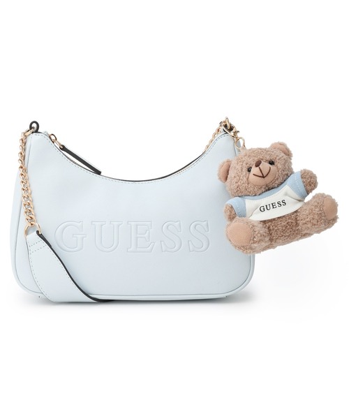 Guess（ゲス）の「HAVANNA SHOULDER ショルダーバッグ（ショルダーバッグ・レディース・キナリ/レッド/ライトブルー・ONE SIZE）」の2枚目の写真