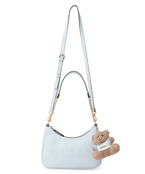 Guess（ゲス）の「HAVANNA SHOULDER ショルダーバッグ（ショルダーバッグ・レディース・キナリ/レッド/ライトブルー・ONE SIZE）」の6枚目の写真