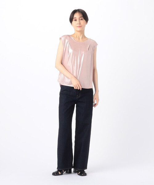 K.T KIYOKO TAKASE(キヨコタカセ)の「中空ストレッチデニム ワイドデニムパンツ(デニムパンツ・レディース・その他1・11号)」の5枚目の写真