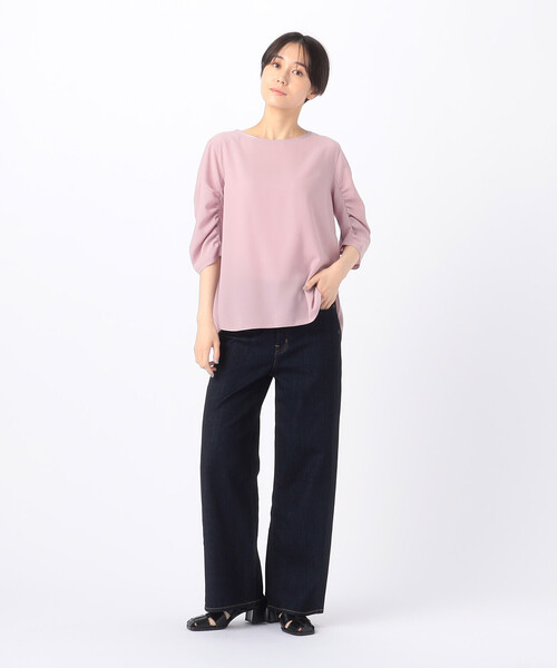 K.T KIYOKO TAKASE(キヨコタカセ)の「中空ストレッチデニム ワイドデニムパンツ(デニムパンツ・レディース・その他1・11号)」の6枚目の写真