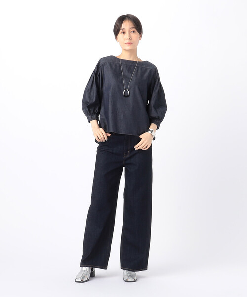 K.T KIYOKO TAKASE(キヨコタカセ)の「中空ストレッチデニム ワイドデニムパンツ(デニムパンツ・レディース・その他1・11号)」の7枚目の写真