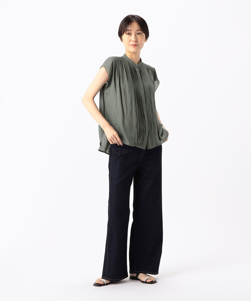 K.T KIYOKO TAKASE(キヨコタカセ)の「中空ストレッチデニム ワイドデニムパンツ(デニムパンツ・レディース・その他1・11号)」の8枚目の写真