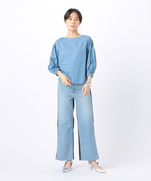K.T KIYOKO TAKASE(キヨコタカセ)の「中空ストレッチデニム ワイドデニムパンツ(デニムパンツ・レディース・その他1・11号)」の13枚目の写真