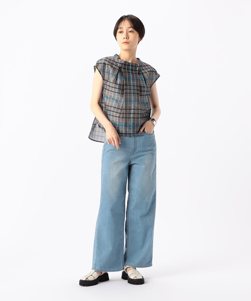 K.T KIYOKO TAKASE(キヨコタカセ)の「中空ストレッチデニム ワイドデニムパンツ(デニムパンツ・レディース・その他1・11号)」の15枚目の写真