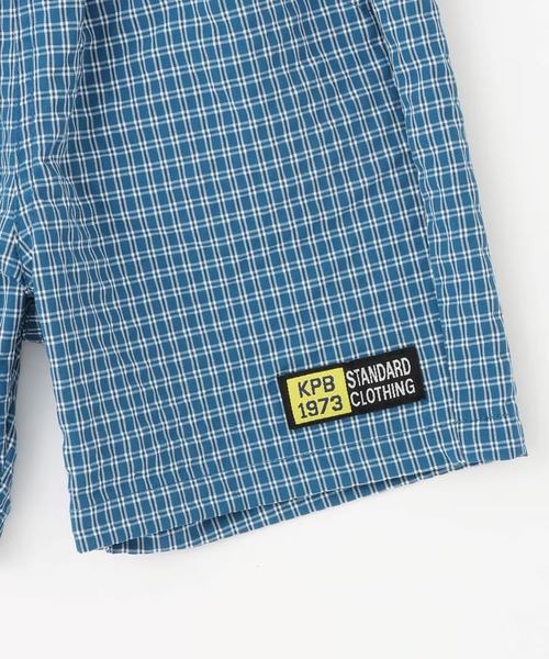 KP BOY（ケーピーボーイ）の「車T×チェックハーフパンツ セット（Tシャツ/カットソー・キッズ・イエロー/オフホワイト・100cm/120cm/80ｃｍ/90cm/110cm）」の11枚目の写真