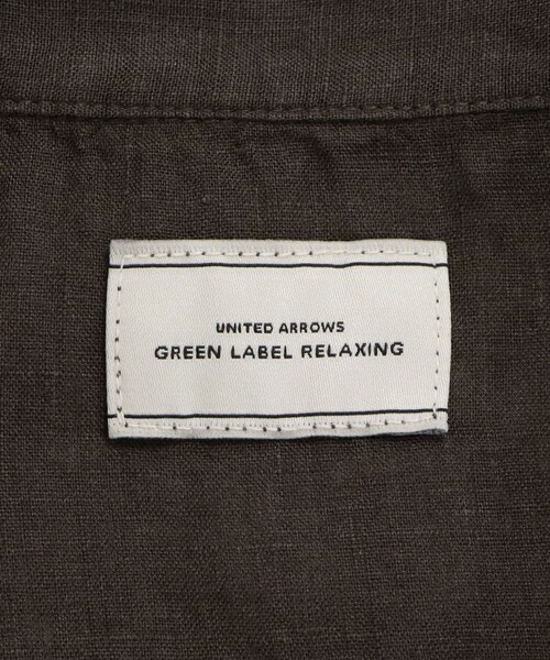 green label relaxing(グリーンレーベルリラクシング)の「リネン スキッパー ショートスリーブ シャツ(シャツ/ブラウス・レディース・ライトブルー/ナチュラル/ダークグレー/ブラウン・FREE)」の18枚目の写真