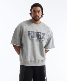 HDEX（エイチデックス）の「コアカットラインハーフスウェットシャツ（メランジェグレー）（スウェット）」