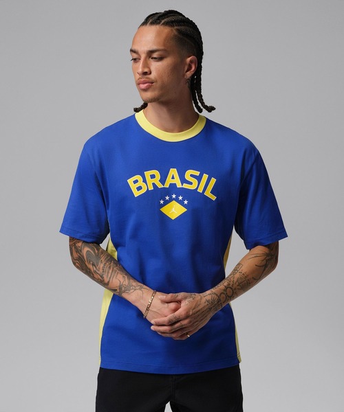 JORDAN BRAND(ジョーダンブランド)の「JORDAN BRAND M J 85 SS NVL GX CREW P6 / ジョーダン ブランド ジョーダン NVL GX ショートスリーブ クルー P6 / NIKE【SP】(Tシャツ/カットソー・メンズ・ブルー・M/S/XXL/XL/L)」の2枚目の写真