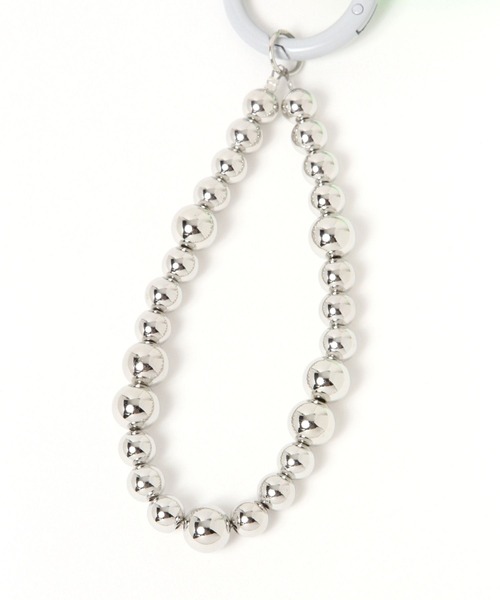 studio CLIP（スタディオクリップ）の「ミニモチーフコードチャーム（キーホルダー・レディース・ベージュ/ブルー・FREE）」の6枚目の写真