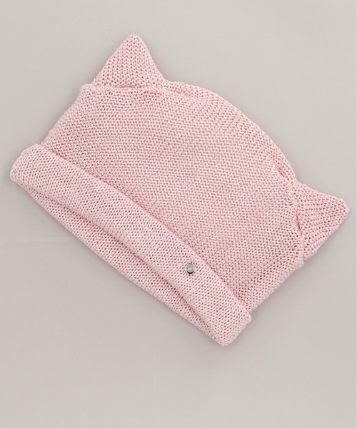 CA4LA（カシラ）の「CHIPIE WATCH CO 2（ニットキャップ/ビーニー・レディース・ブラック/ピンク/ホワイト・ONESIZE）」の3枚目の写真