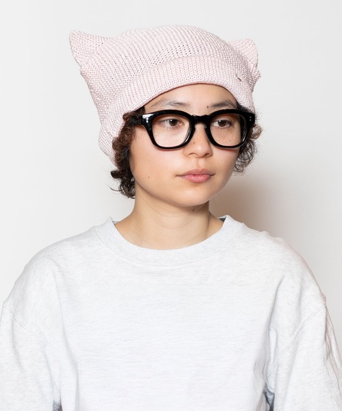 CA4LA（カシラ）の「CHIPIE WATCH CO 2（ニットキャップ/ビーニー・レディース・ブラック/ピンク/ホワイト・ONESIZE）」の7枚目の写真