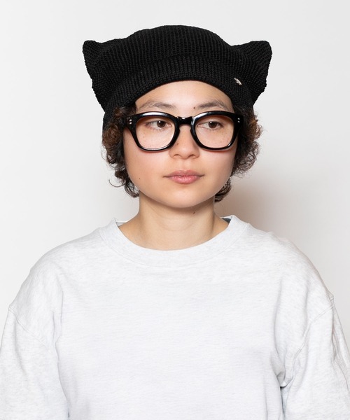 CA4LA（カシラ）の「CHIPIE WATCH CO 2（ニットキャップ/ビーニー・レディース・ブラック/ピンク/ホワイト・ONESIZE）」の6枚目の写真