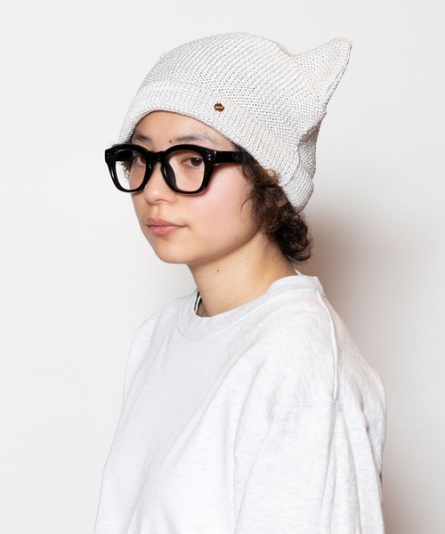 CA4LA（カシラ）の「CHIPIE WATCH CO 2（ニットキャップ/ビーニー・レディース・ブラック/ピンク/ホワイト・ONESIZE）」の4枚目の写真