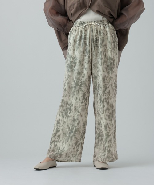 LEPSIM(レプシィム)の「ぼかし柄パンツ 665474(その他パンツ・レディース・ブラウン系その他/グレー系その他・FREE)」の3枚目の写真